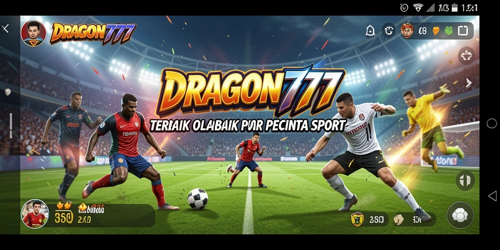 Screenshot gameplay menampilkan aksi seru dalam pertandingan olahraga.