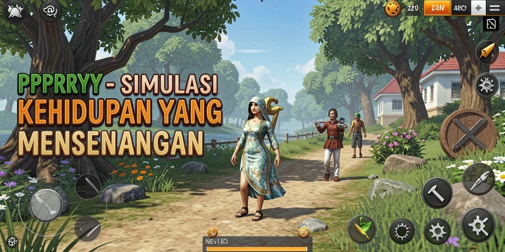 Tampilan gameplay PPRRYY yang mengasyikkan dan interaktif.
