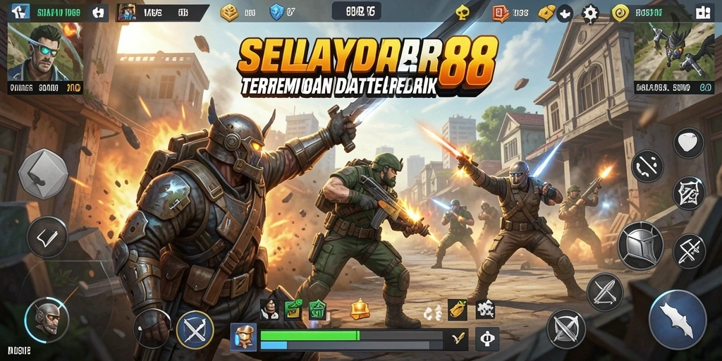Tampilan menegangkan dari pertempuran di <strong>SELAYAR88</strong> saat pemain berjuang untuk bertahan hidup.