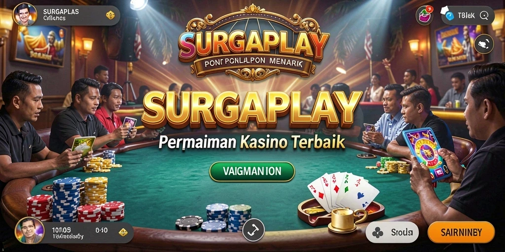 Tangkapan layar SURGAPLAY menampilkan gameplay seru dalam permainan Kasino.
